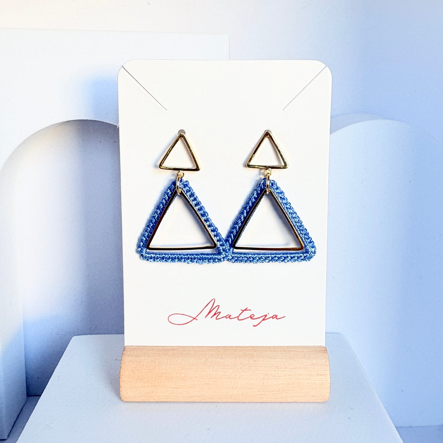 Azure Peak Earrings 🔷✨