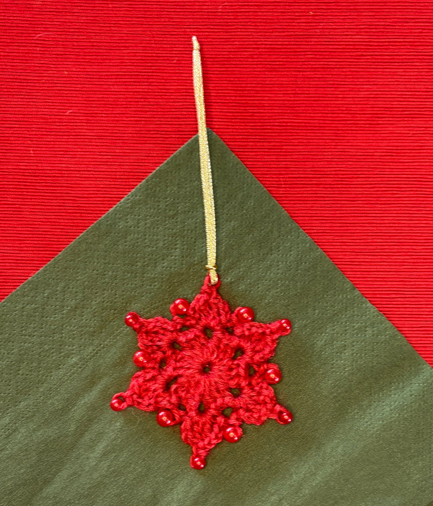 Christmas Star with Beads