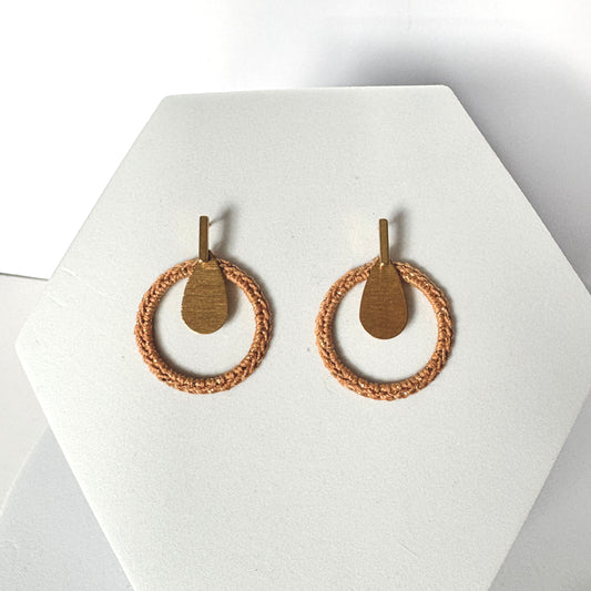 Sol Hoop Earrings  ☀️🧡