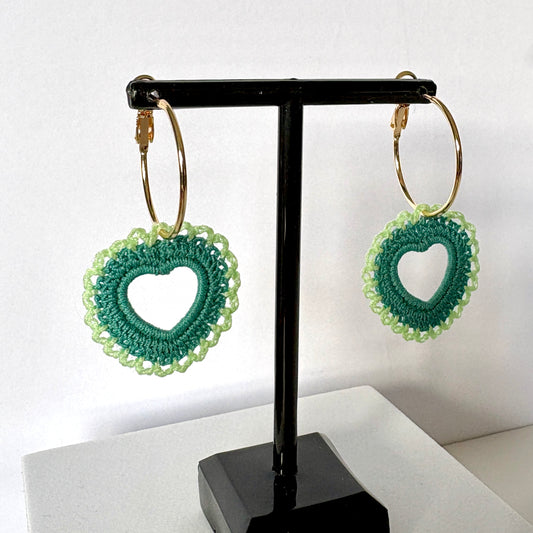 Verde Heart Hoops 💚🌿