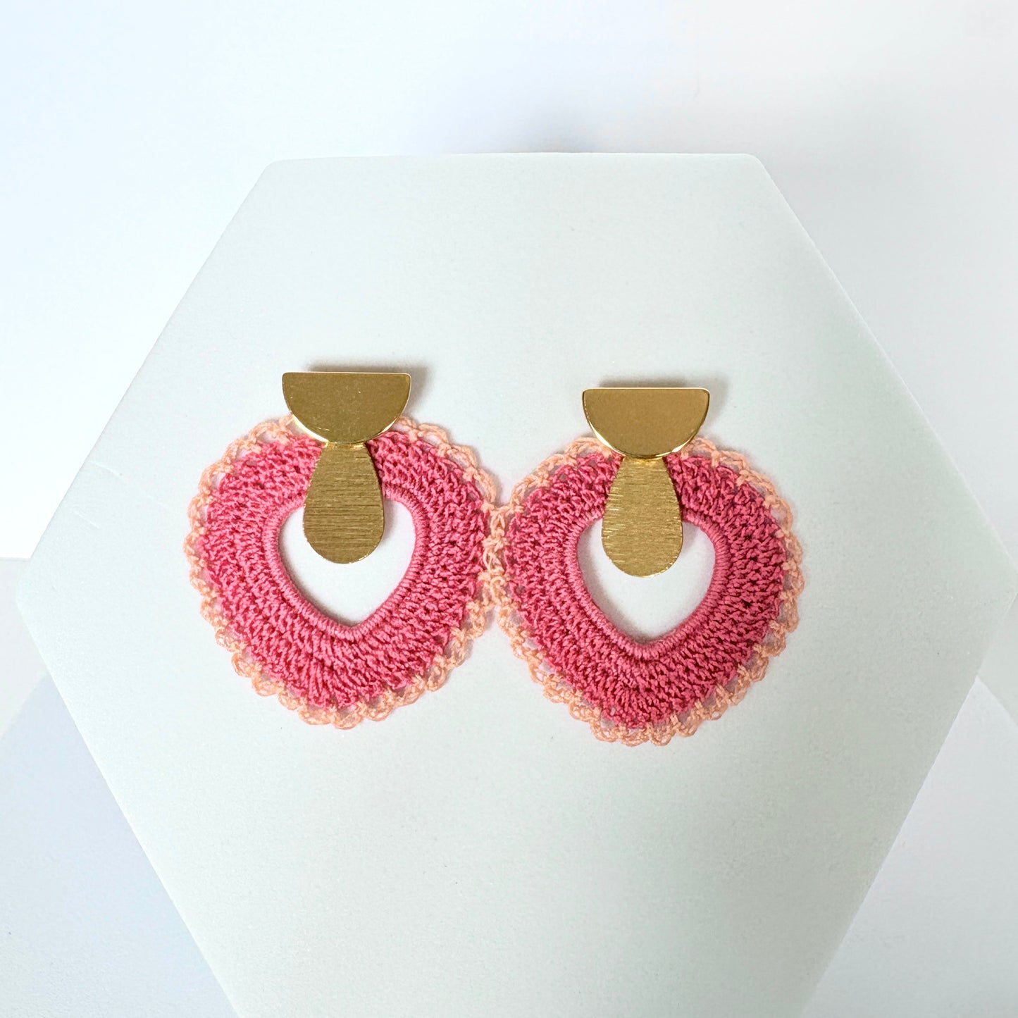 Rosé Bloom Earrings 💖🌸