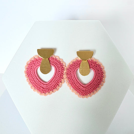 Rosé Bloom Earrings 💖🌸