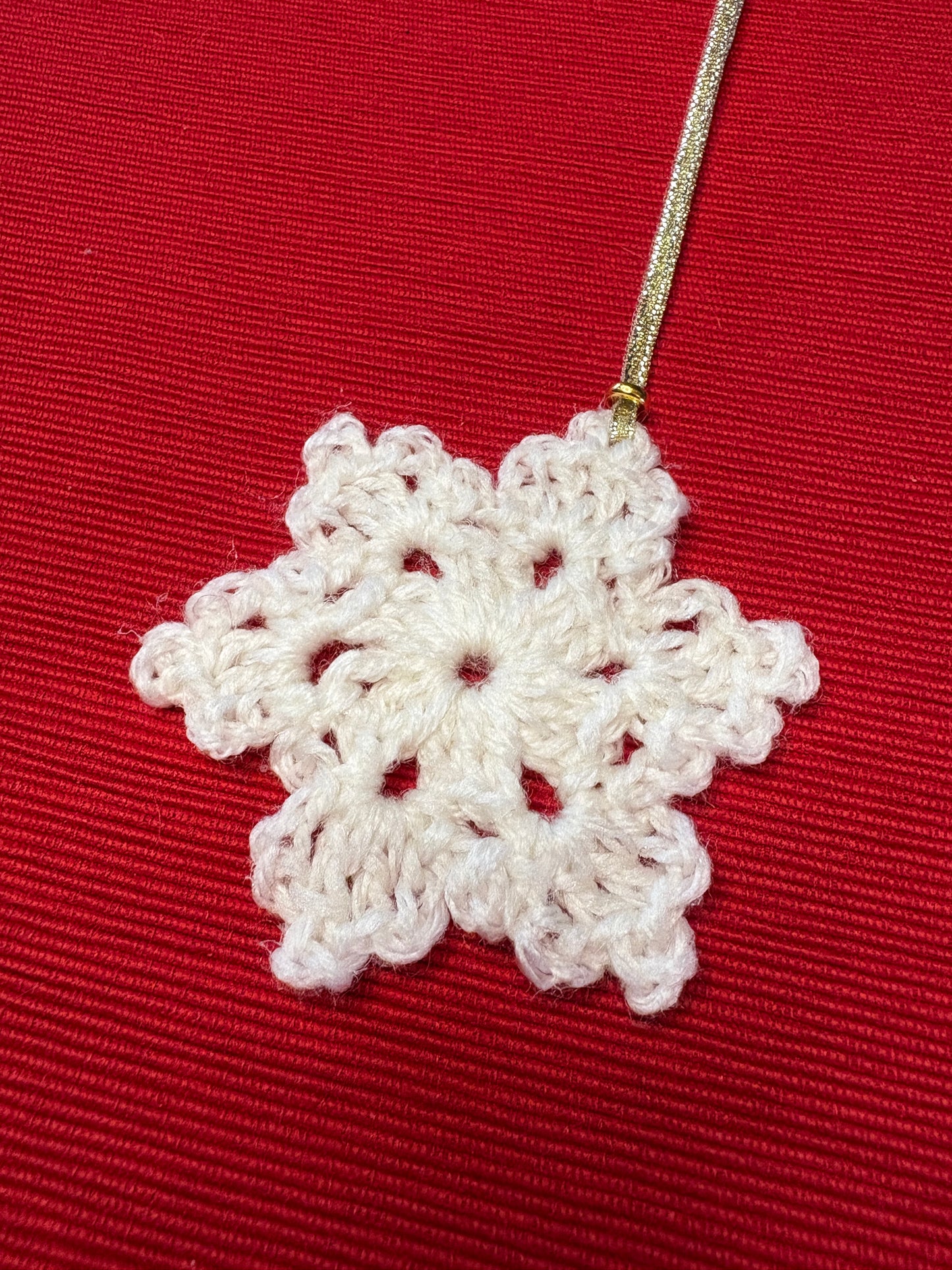 Bundle of 5 Snowflake Ornaments